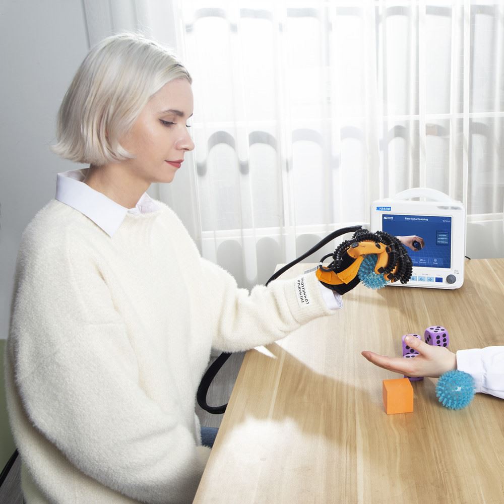 product-1-1 hand exercise robot finger training device